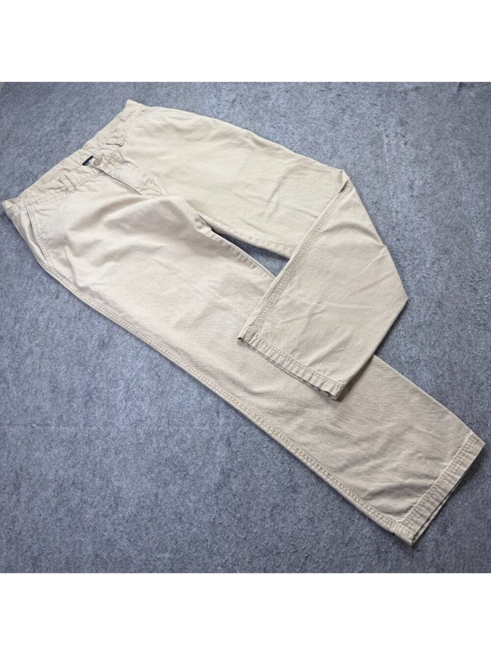 Patagonia Duck Pants Men 34 x 31 Khaki Beige Straight Leg Canvas 56826